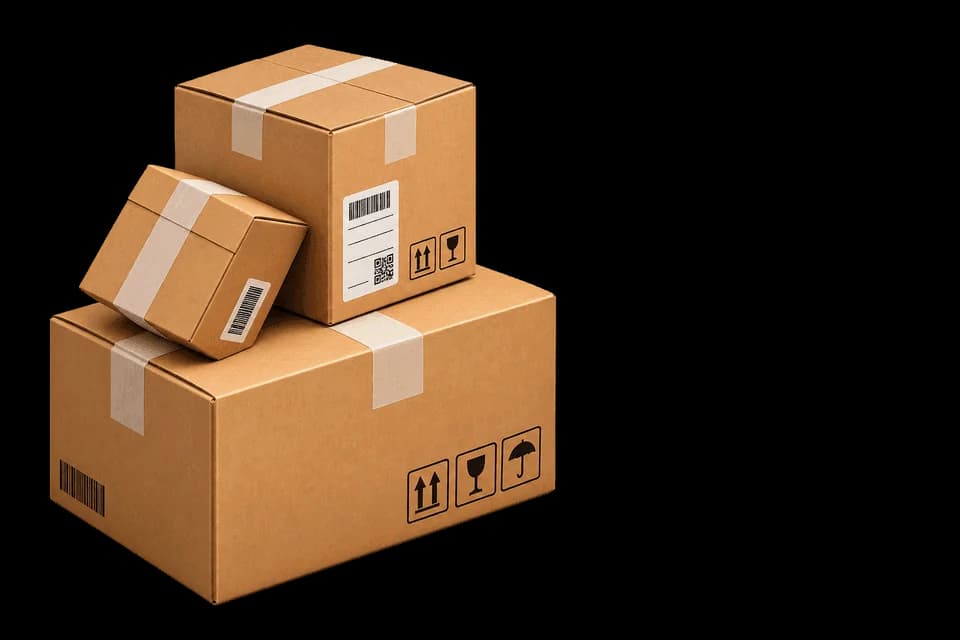 Logistics package boxes
